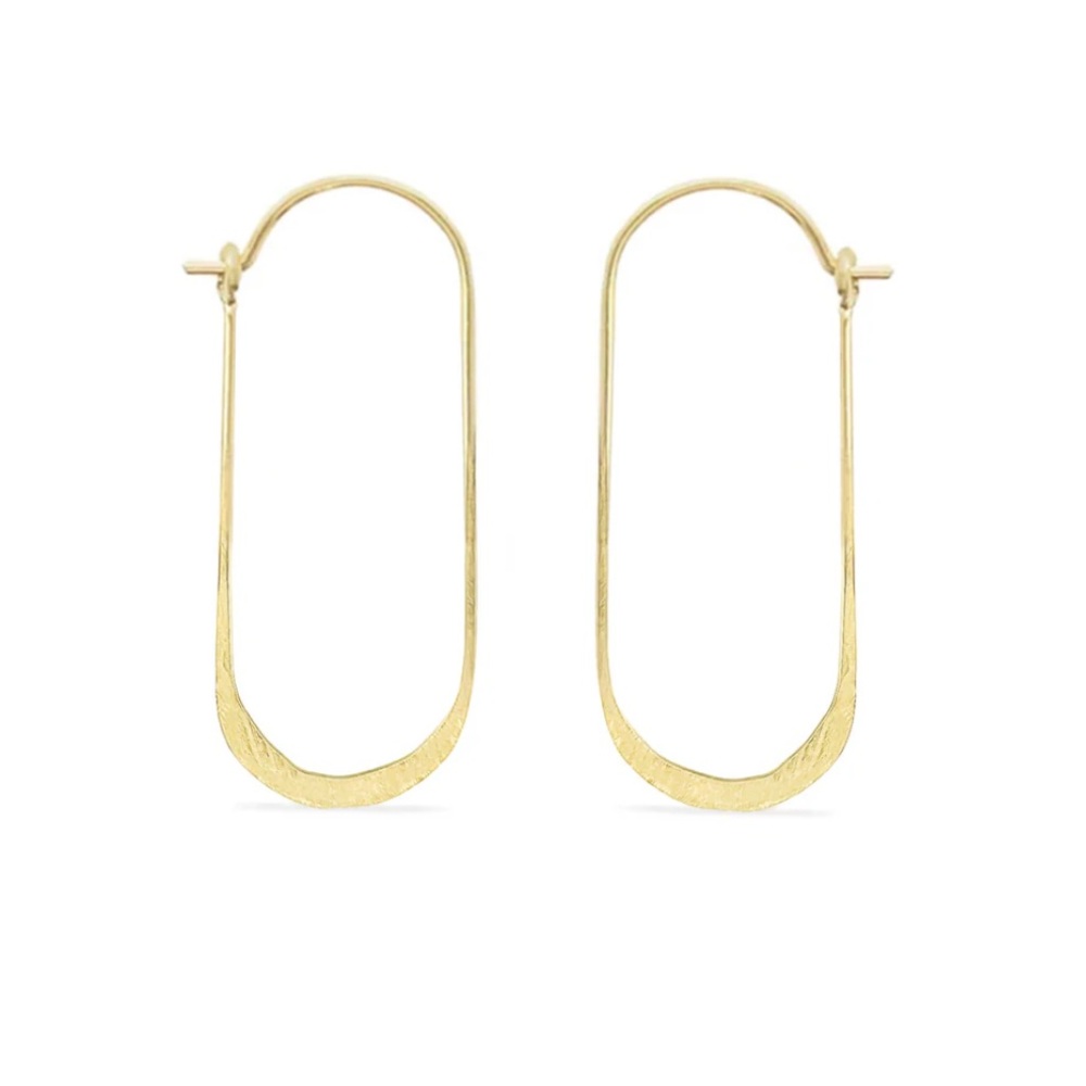 NWT Cindy Liebel 14k Kairo hoop earrings